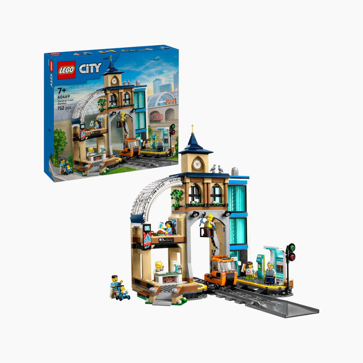 Lego Central Train Station Building Toy Set