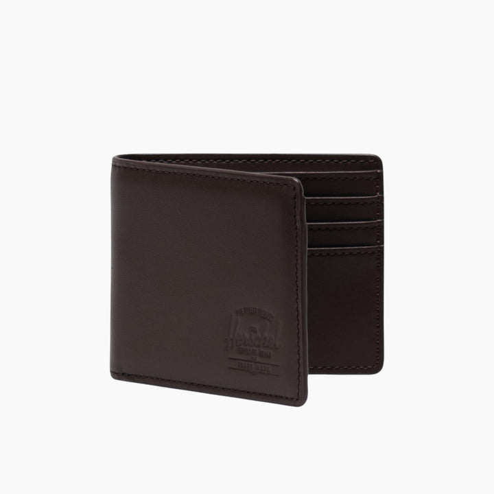 Herschel Hank Leather RFID Wallet - Brown