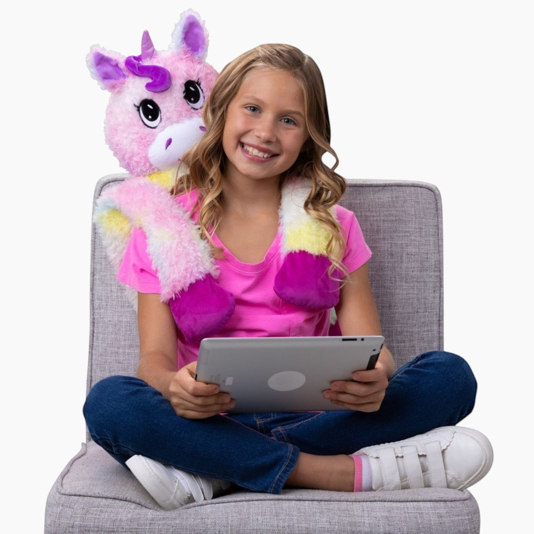 Little Big Hugs Soft Rainbow Unicorn 33X65Cm