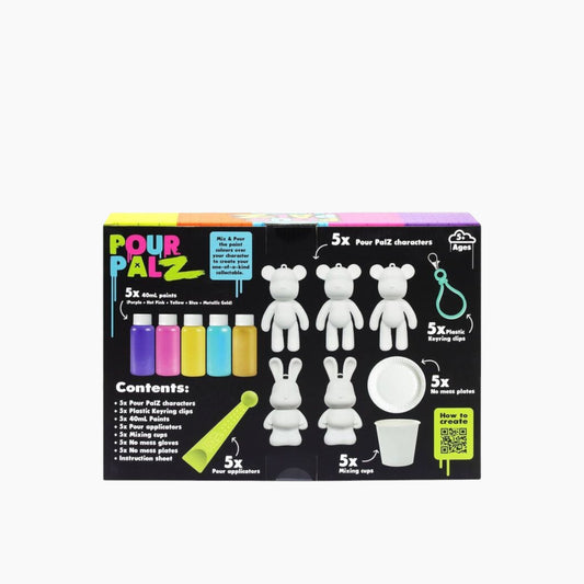 Pour Palz Mini Keyring Party Pack Diy Kit