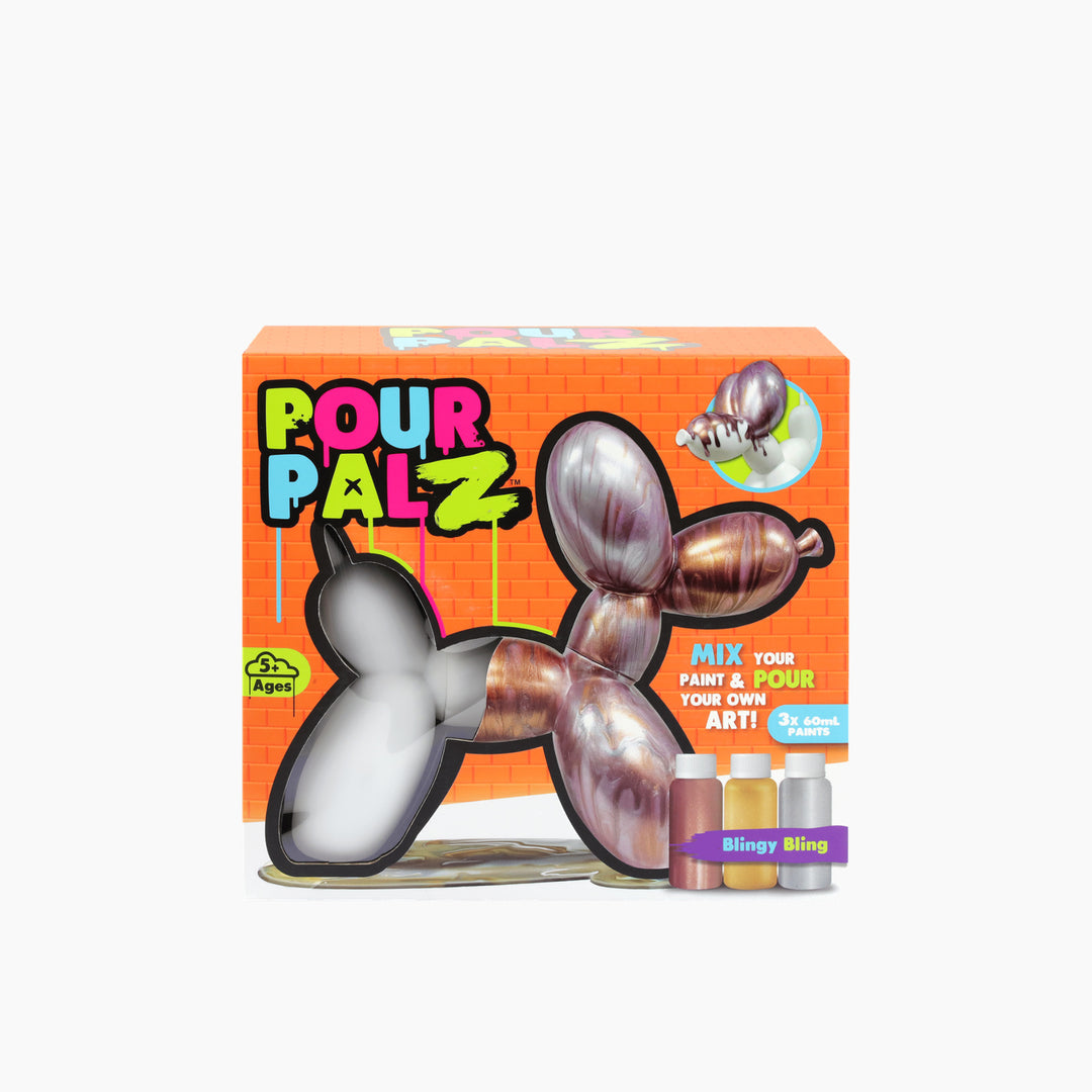 Pour Palz Balloon Dog Assorted Diy Pouring Art - 60Ml