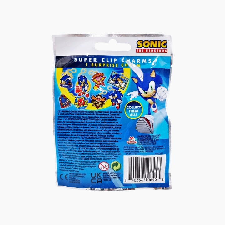Sonic Clip Charms Blind Bag Cdu 36