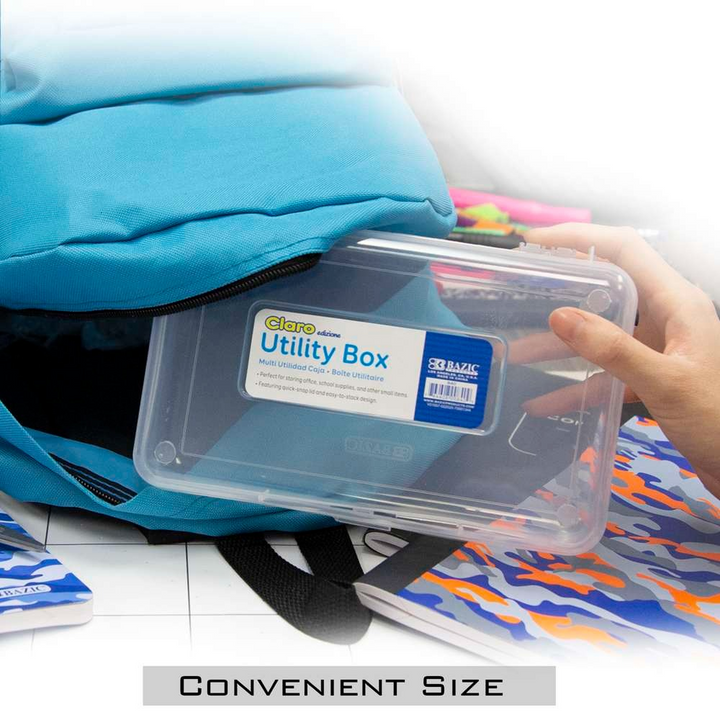 Bazic Clear Multipurpose Utility Box