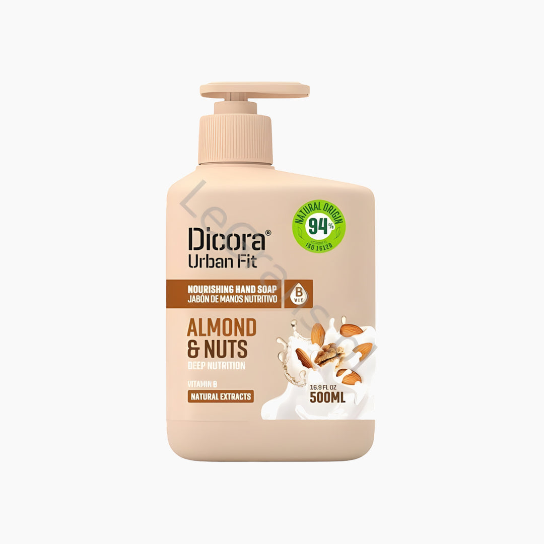 Dicora Urban Fit Hand Soap Vitamin B Almonds&amp;Nuts 500Ml