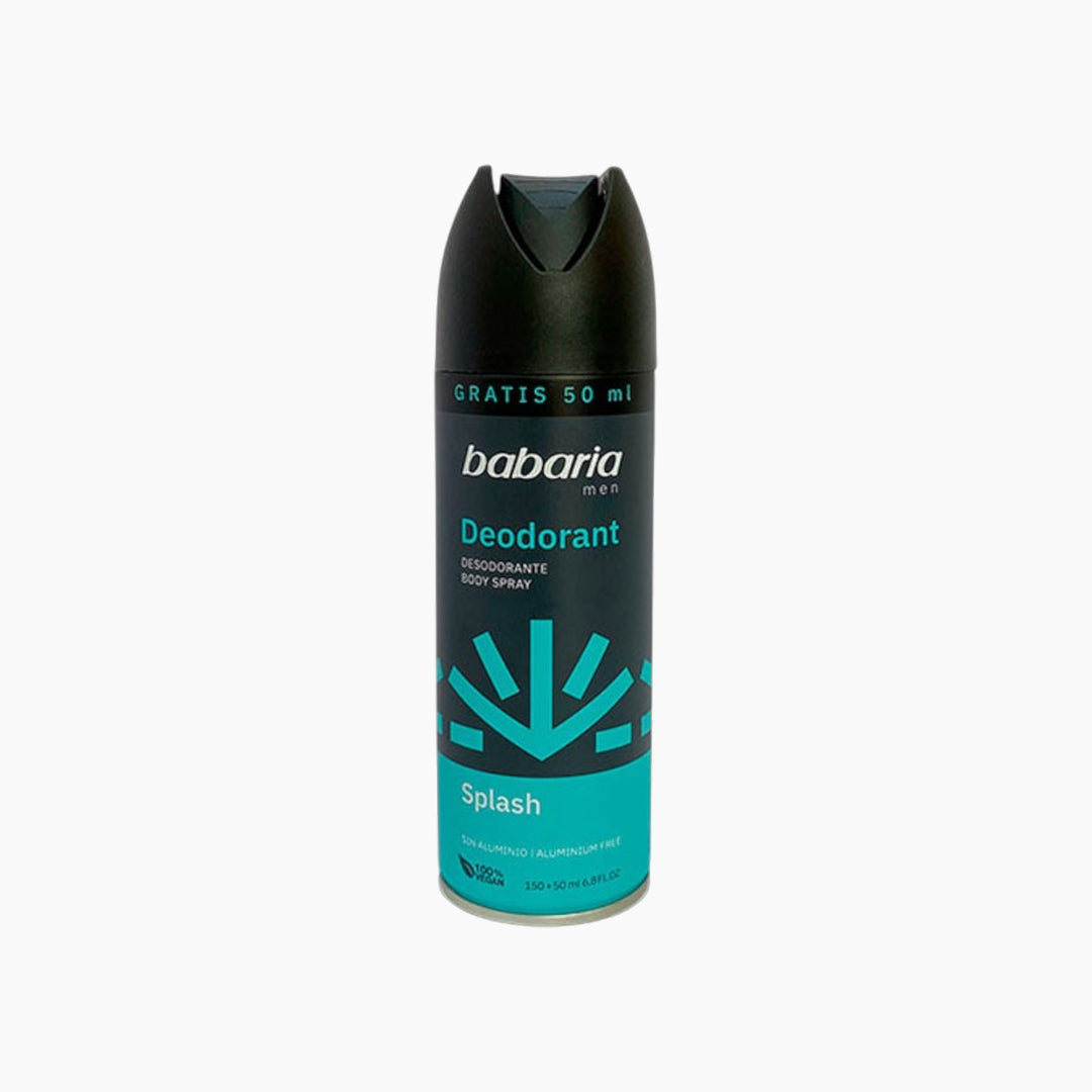 Babaria Body Spray Deodorant Splash- Men 200Ml