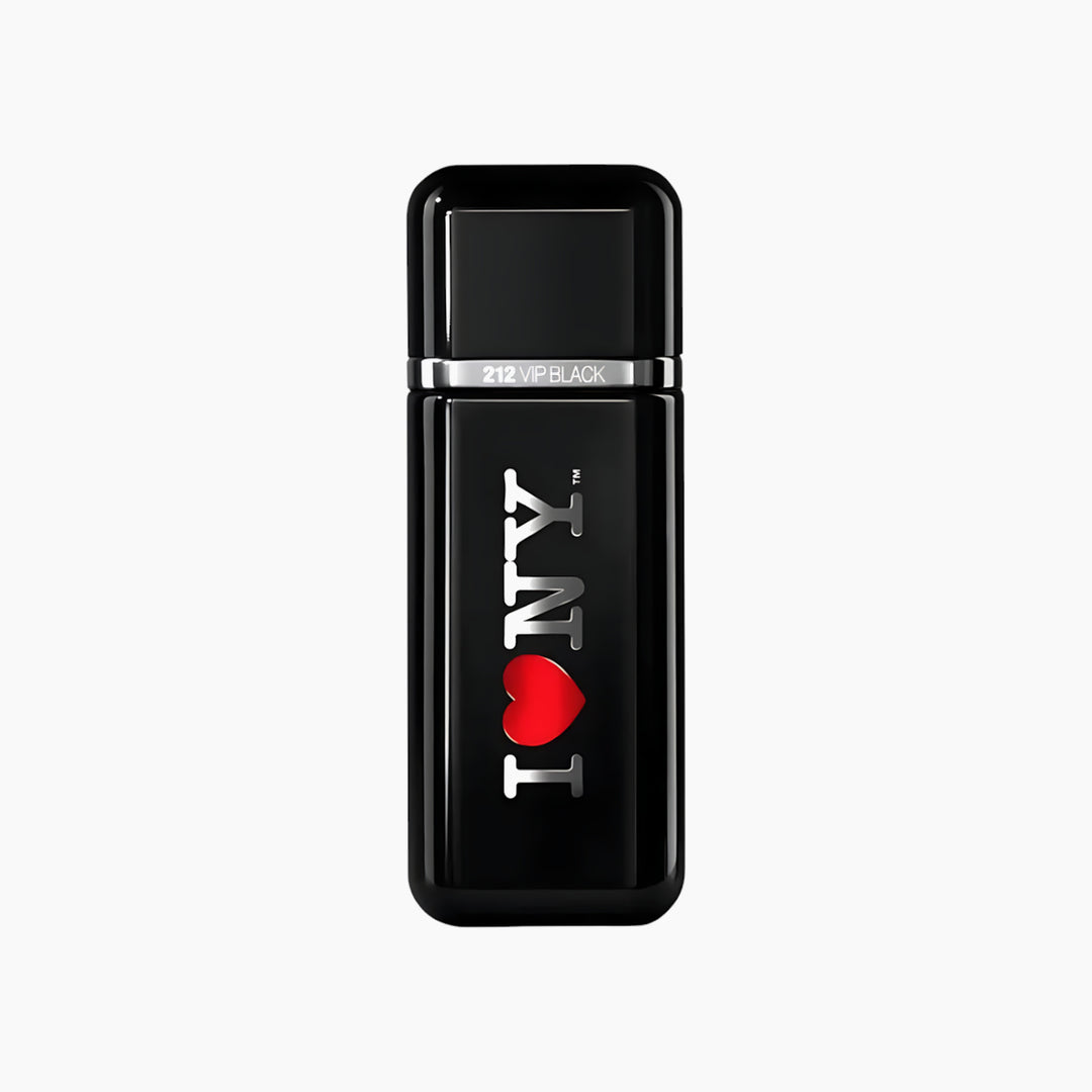 Carolina Herrera 212 VIP Black I ♥ NY EDP 100Ml For Men - HUNA