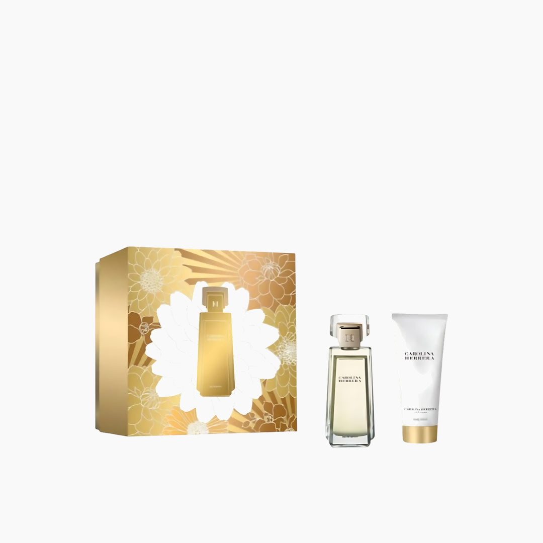 Carolina Herrera 100ml Eau De Parfum and 100ml Body Lotion gift set for women