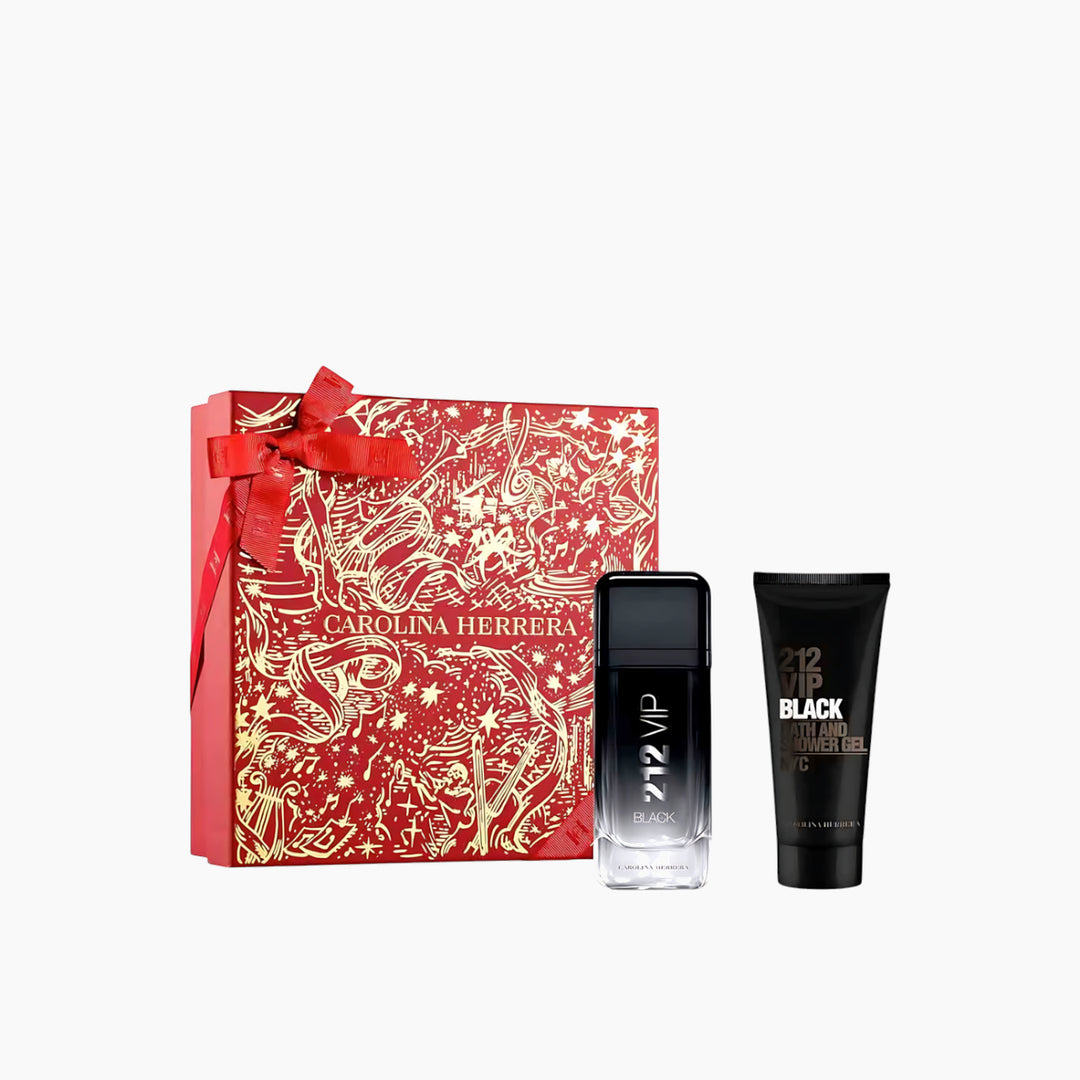 Carolina Herrera 212 VIP Black EDP 100Ml + Shower Gel 100Ml Gift Set For Men