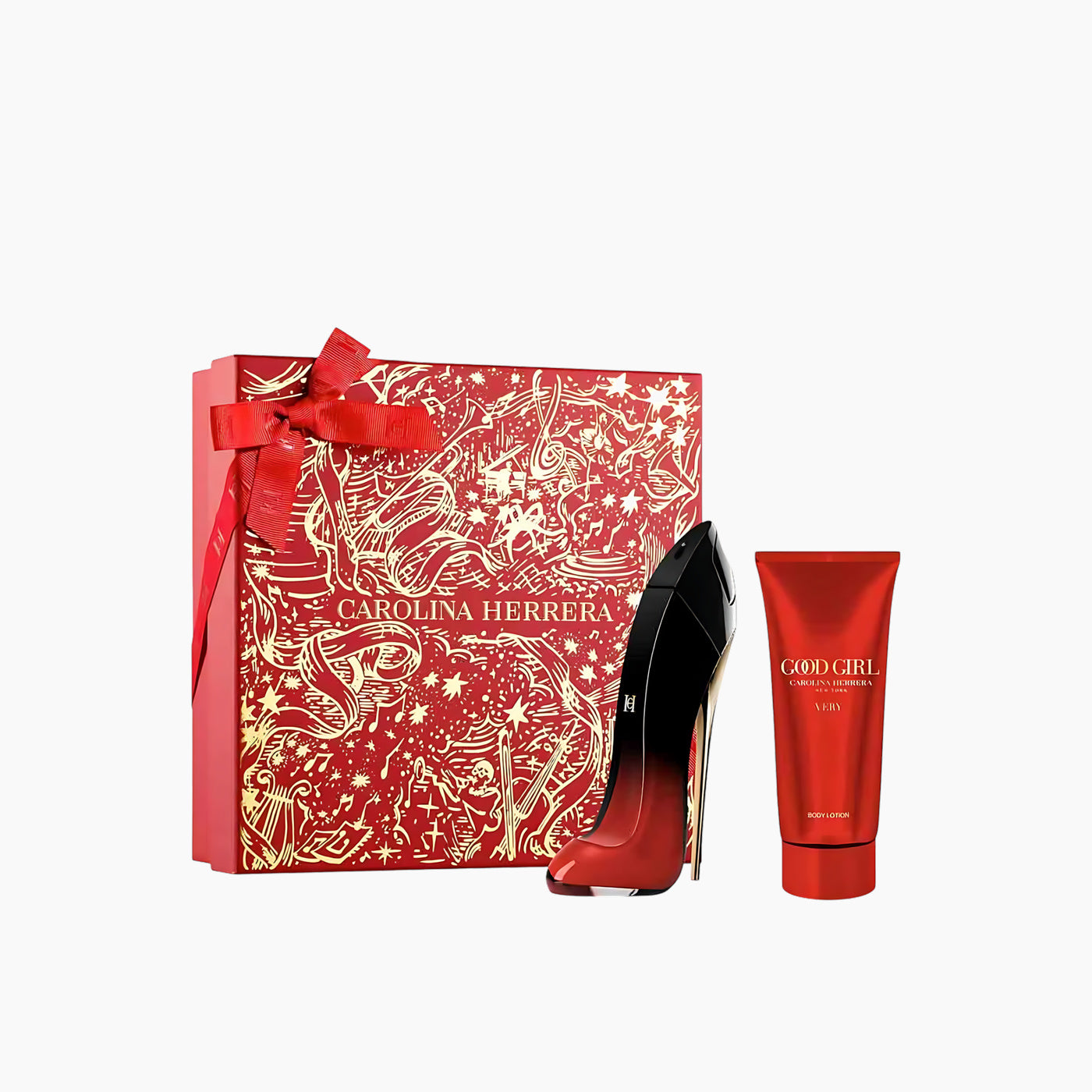 Carolina Herrera Very Good Girl Elixir EDP 80Ml + Body Lotion 100Ml Gift Set For Women