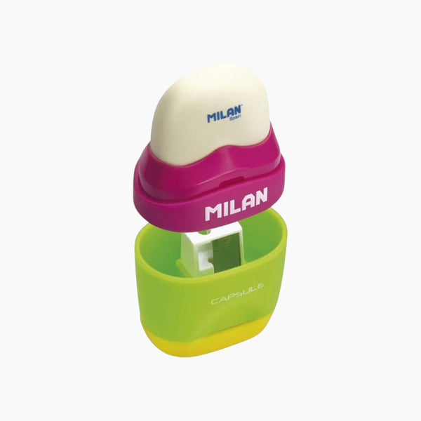 Milan Capsule Mix Sharpener-Eraser