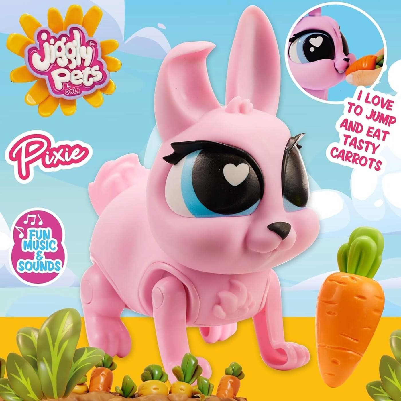Eolo Jiggly Pets The Rabbit Musical Toy Eolo Jiggly Pets The Rabbit Musical Toy