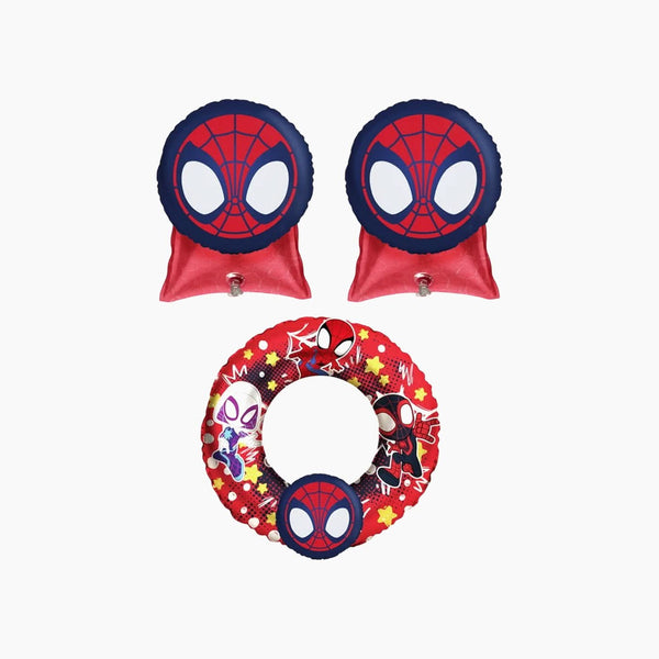 Eolo Marvel 3D Arm Bands & Swim Ring Set Spiderman