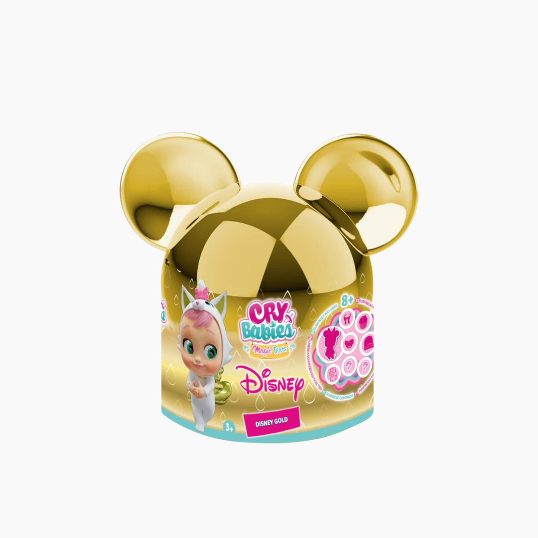 Imc Toys Cry Babies Magic Tears Disney Edition Series Gold Doll - HUNA