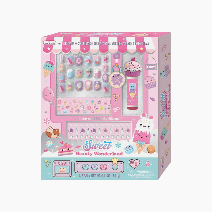 Hot Focus Beauty Wonderland dessert-themed makeup kit
