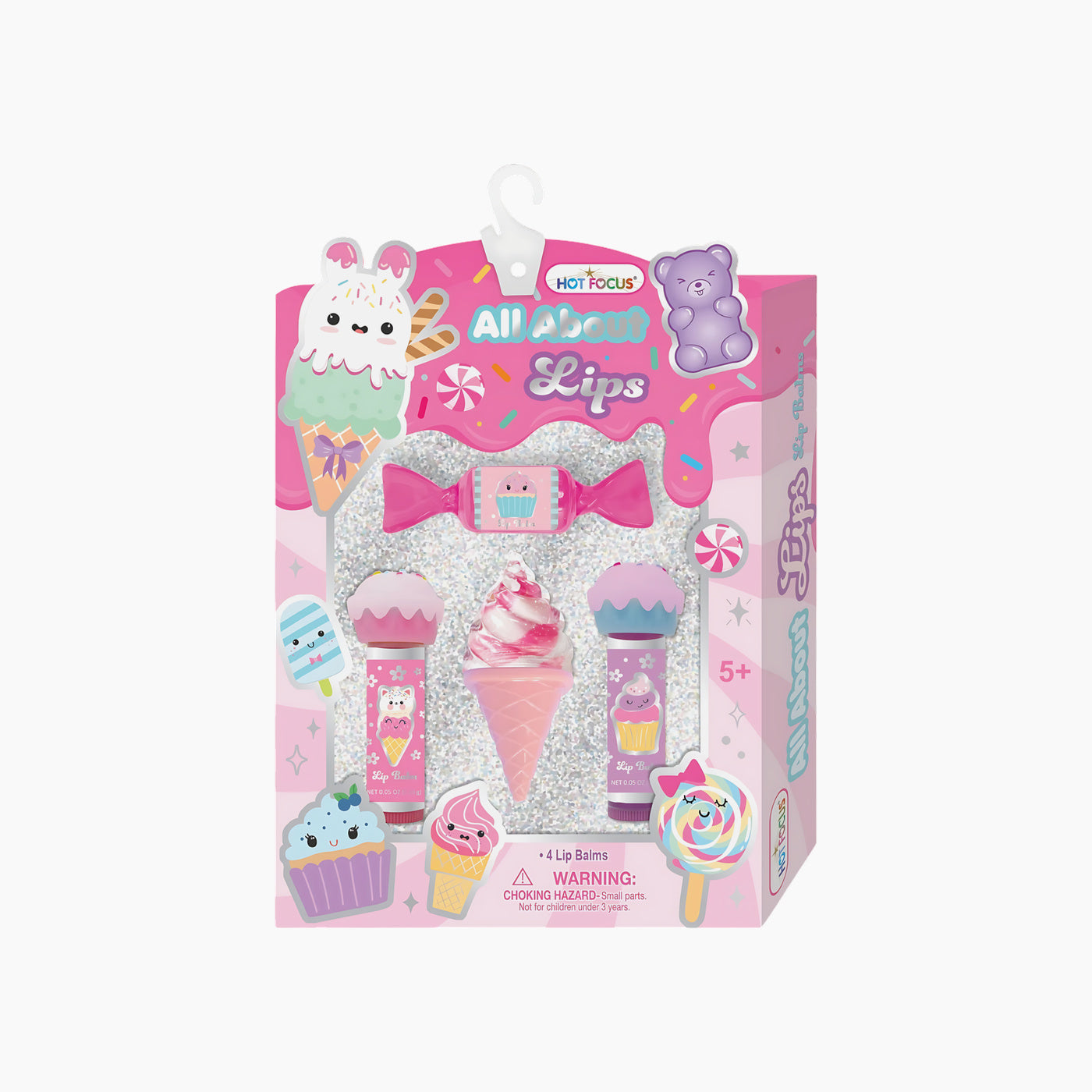 Hot Focus All About Lips - Sweets lip balm and gloss collection