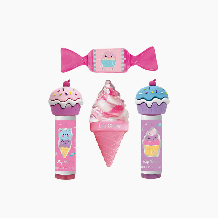 Hot Focus All About Lips - Sweets lip balm and gloss set