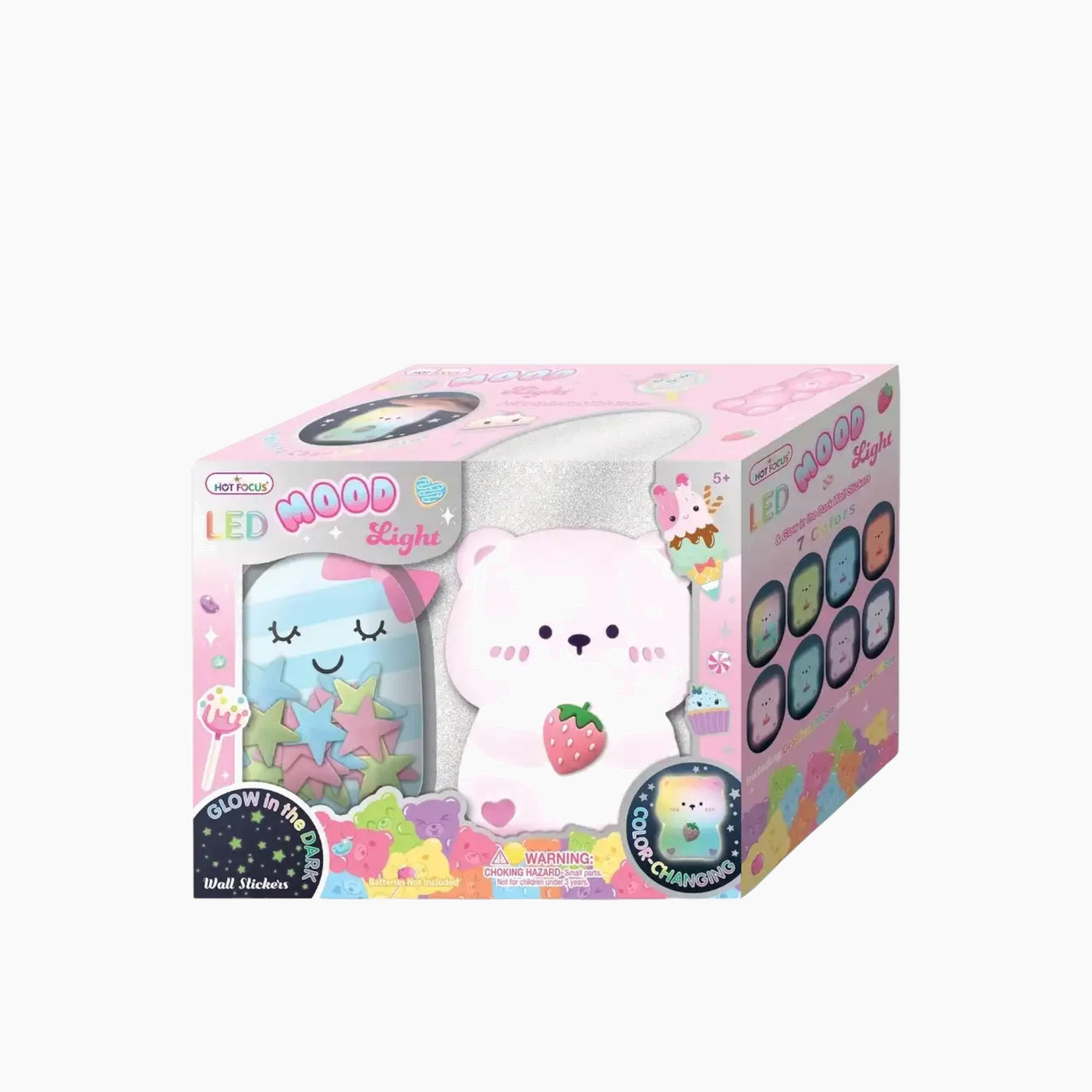Hot Foucs Led Mood Light - Sweet Critter with glow-in-the-dark stars