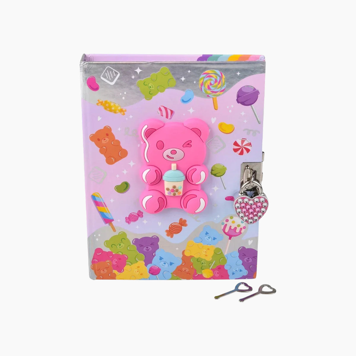 Hot Focus Mermaid Vibes diary with lock and keys