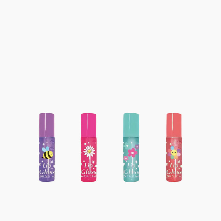 Hot Foucs Happy Vibes lip gloss set, Tie Dye Butterfly design