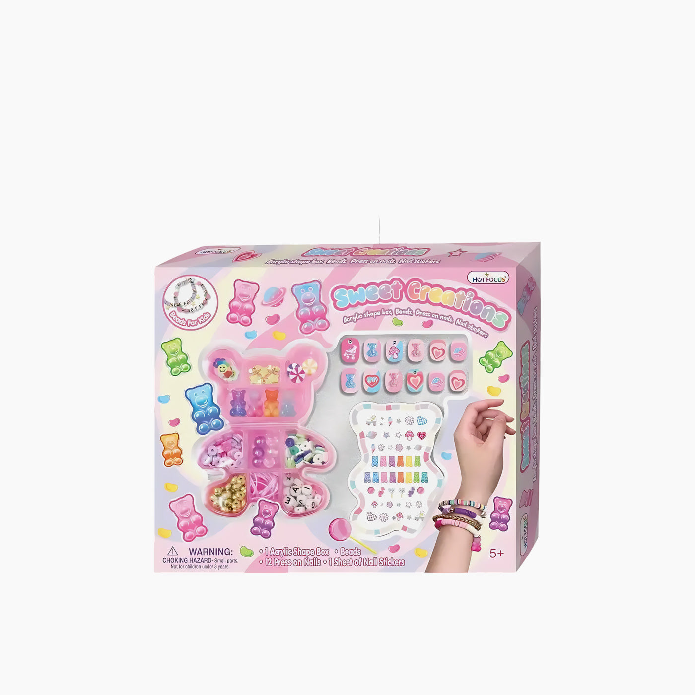 Hot Focus Sweet Creations Gummy Bear accessory kit for girls ages 5-9