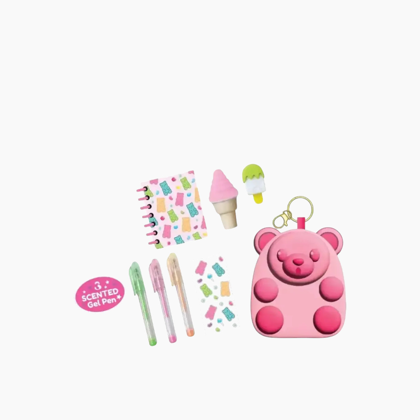 Hot Focus Gummy Bear mini stationery carrier