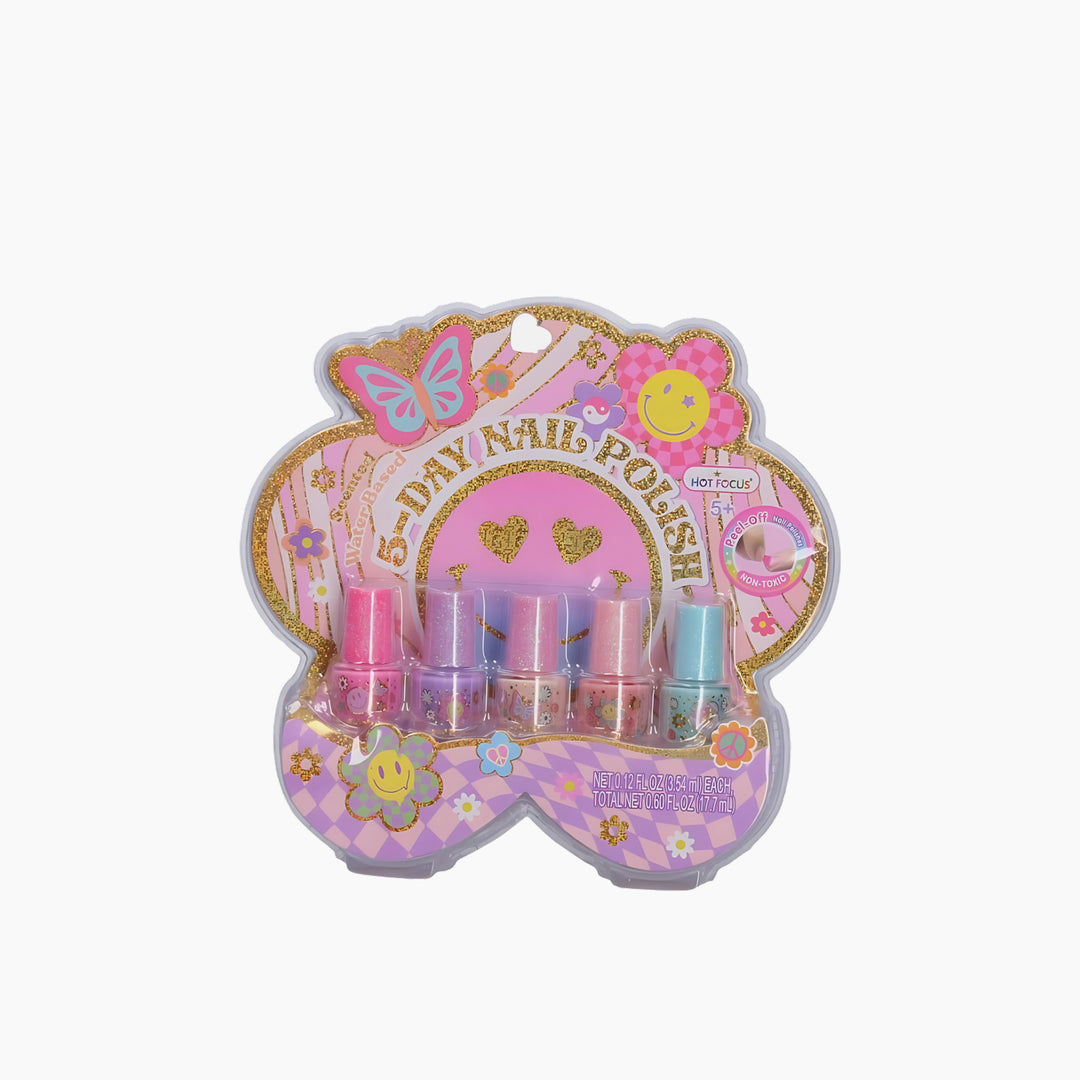 Hot Focus 5-Day Nail Polish in Groovy Flower
