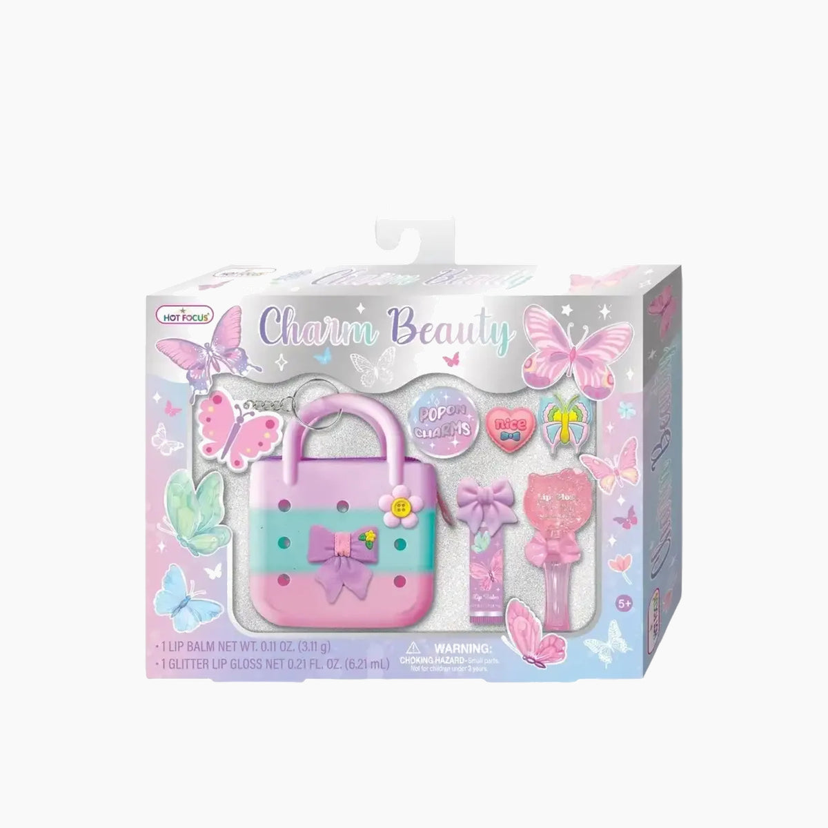 Hot Focus Tie Dye Butterfly charm bag for girls