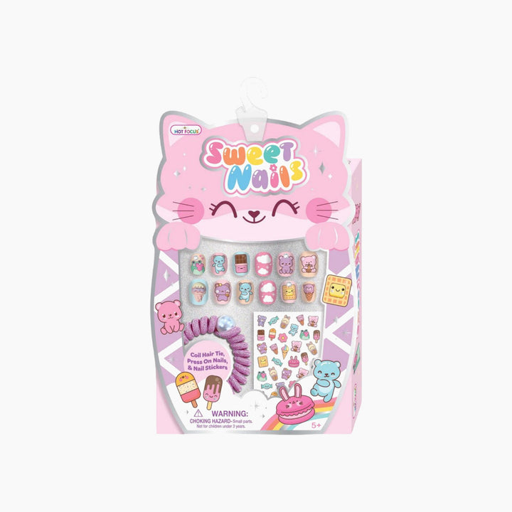 Hot Focus Sweet Nails Critter press-on nail art set