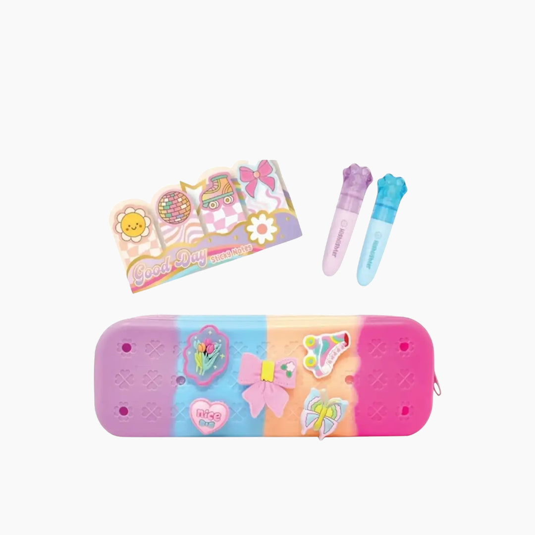 Hot Focus Charm Pencil Case with novelty charms