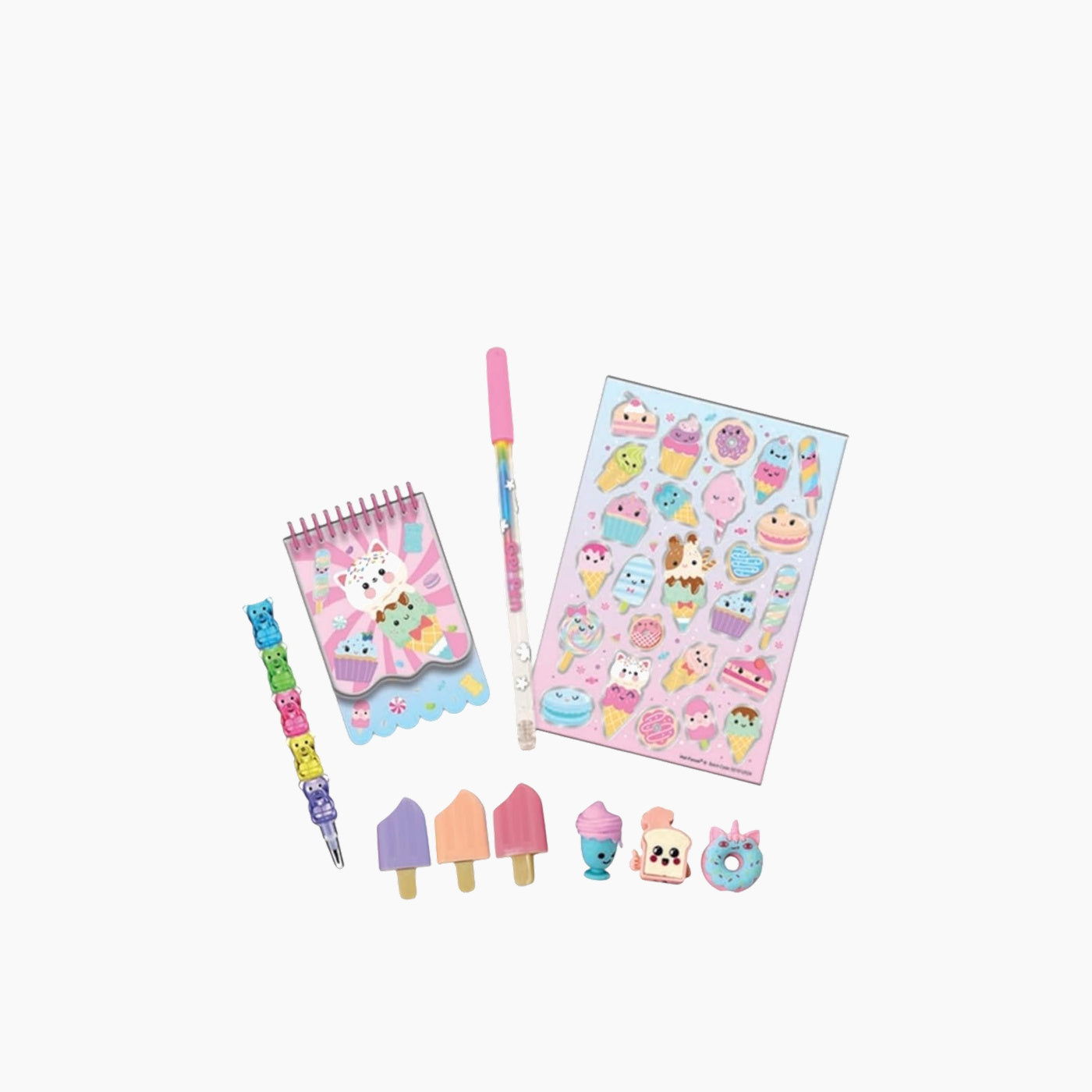 Hot Focus Sweet Coloring 5-in-1 stationery set