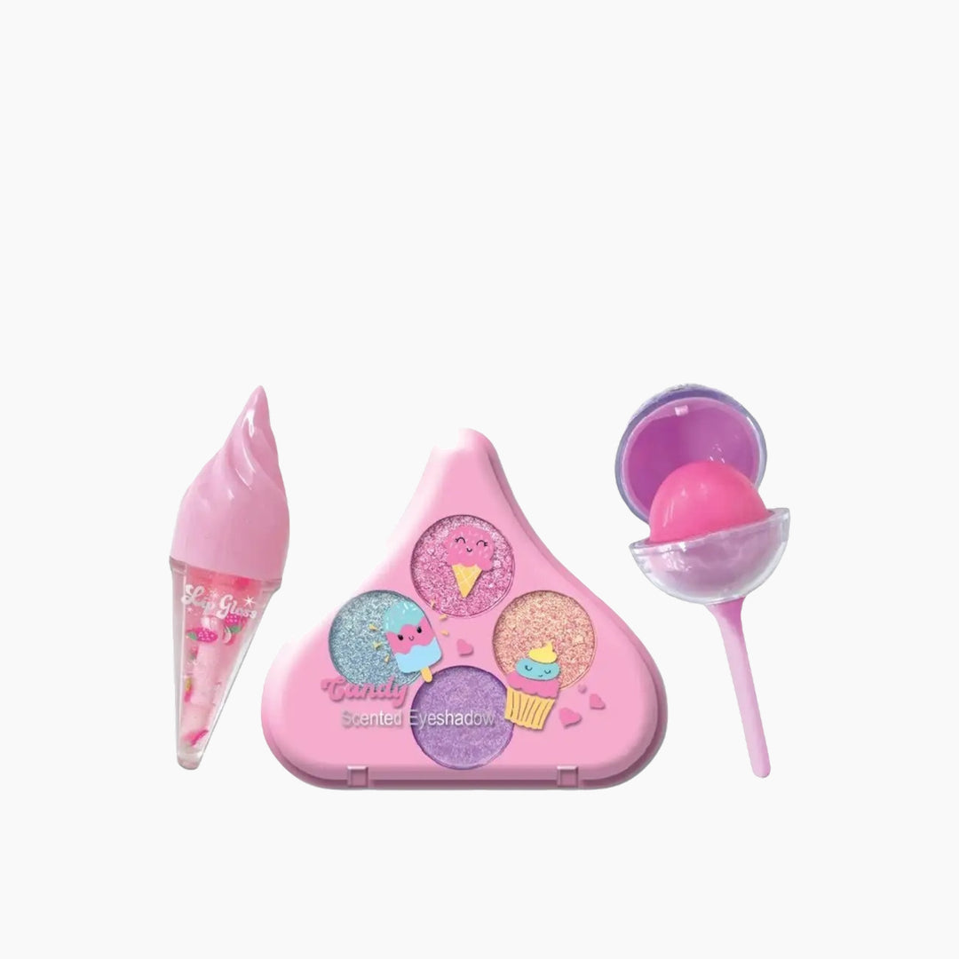 Hot Foucs Sweet Kisses - Sweets cosmetic set for young makeup enthusiasts.