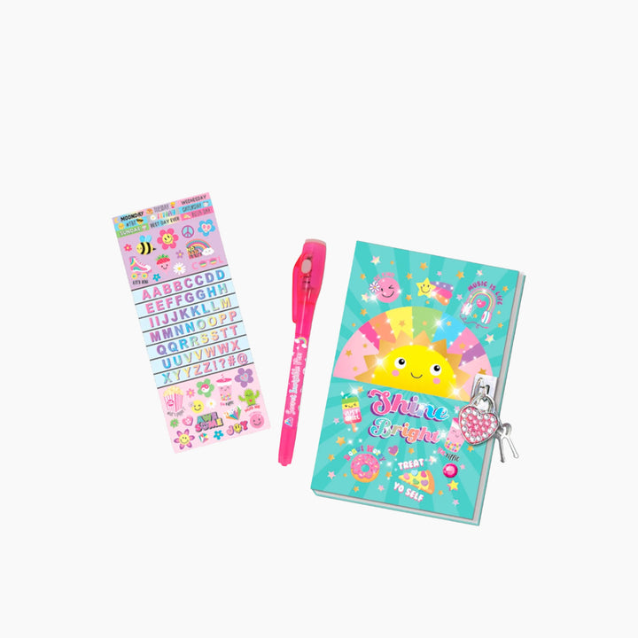 Hot Focus Light-Up Diary - Be Kind with illuminated padlock