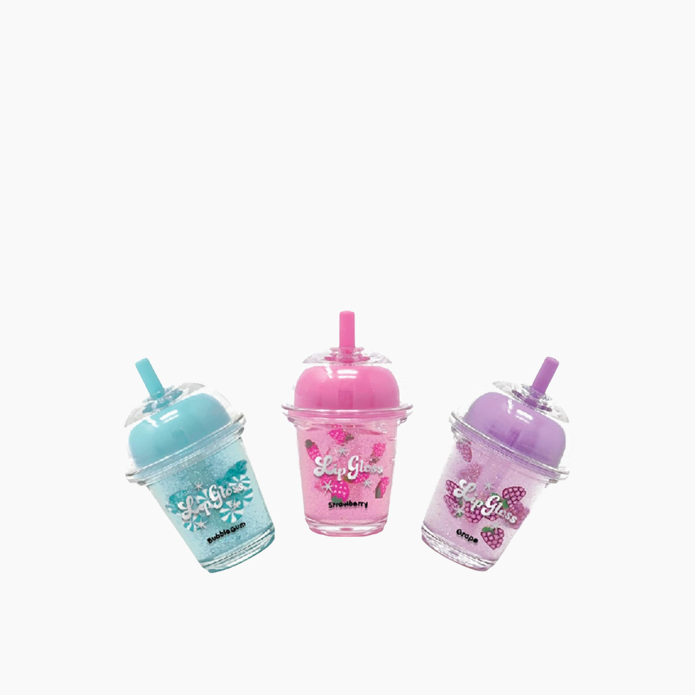 Hot Focus Liplicious Boba lip gloss with keychain