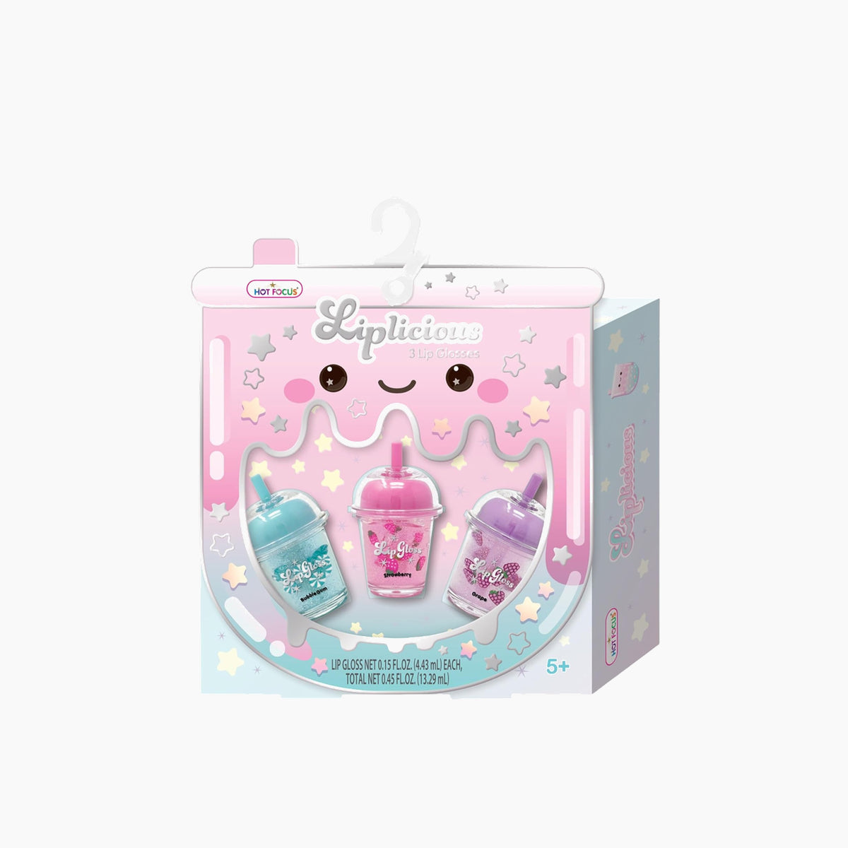 Hot Focus Liplicious lip gloss with keychain attachment