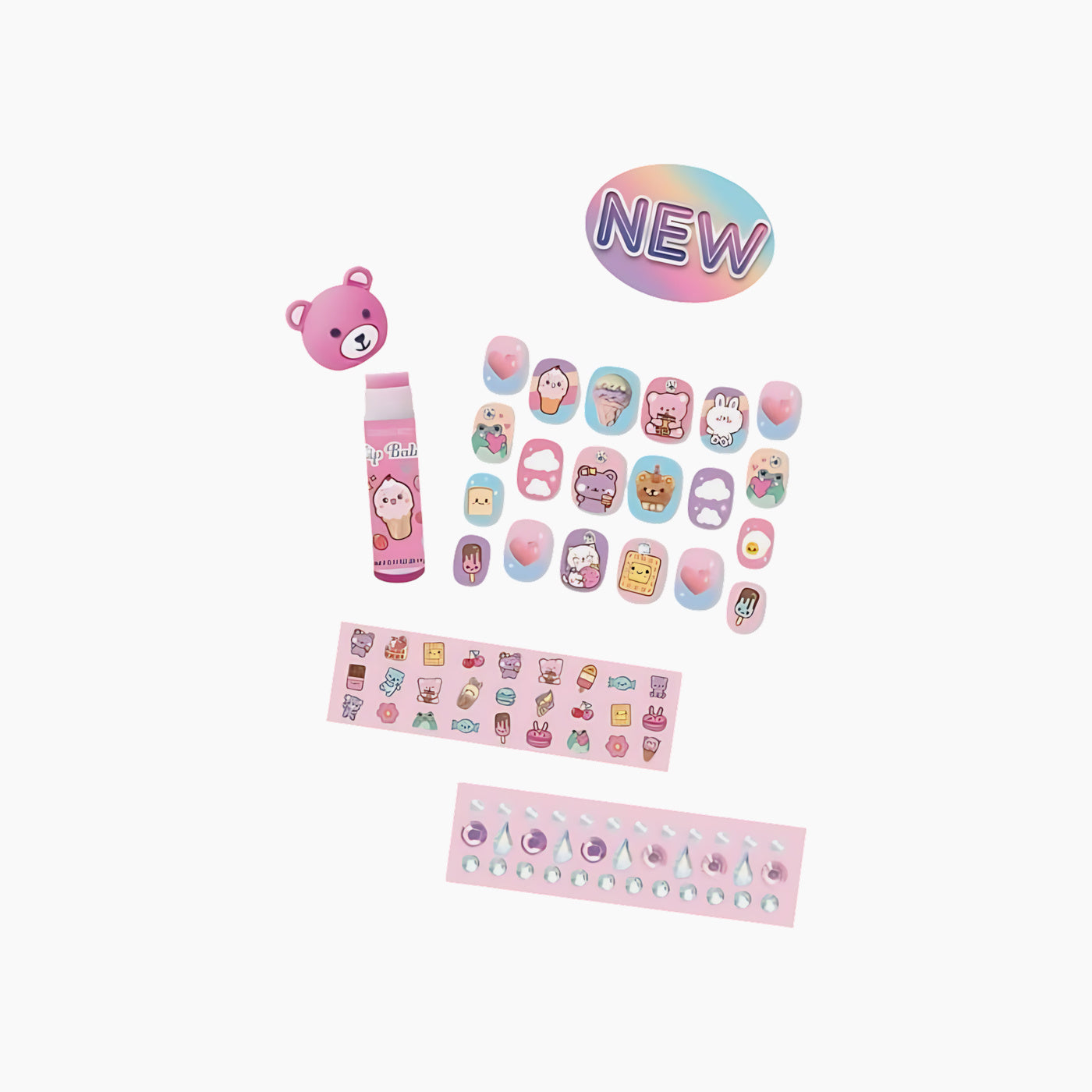 Hot Focus Beauty Wonderland dessert-themed makeup kit with sweets design
