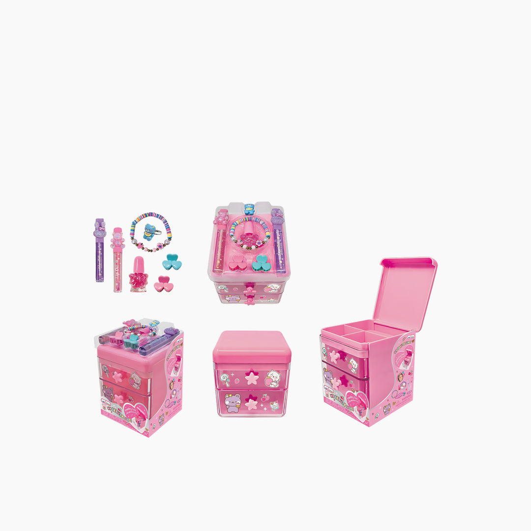 Hot Foucs My Beauty Space Critter jewelry box in purple