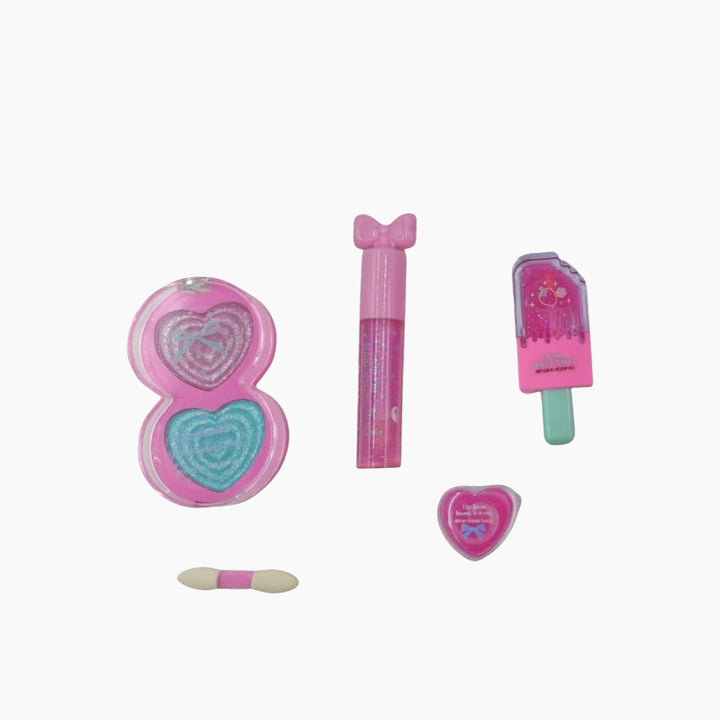 Hot Focus Glam Beauty Tote with fluffy trim