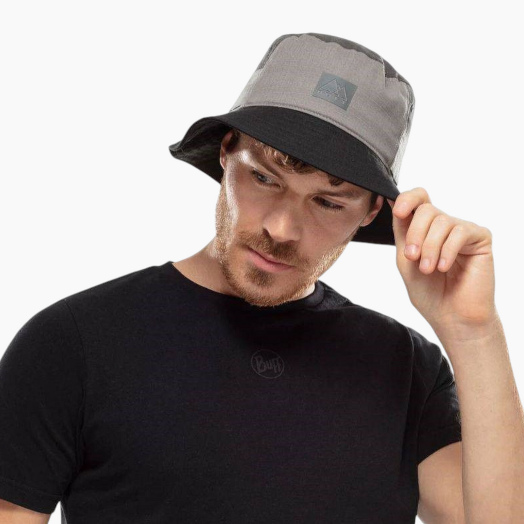 Buff Sun Bucket Hat Hak Grey S/M
