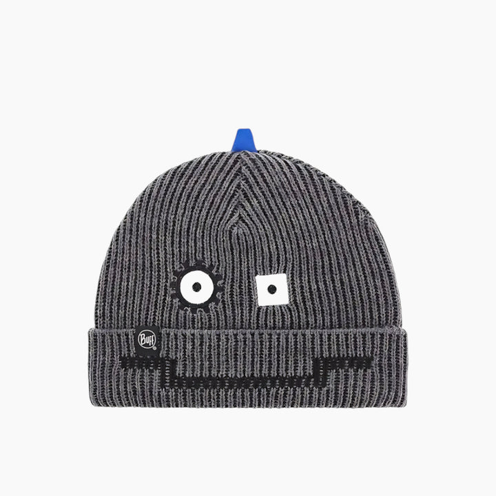 Buff Knitted Hat Funn Robot Grey Vi Gore