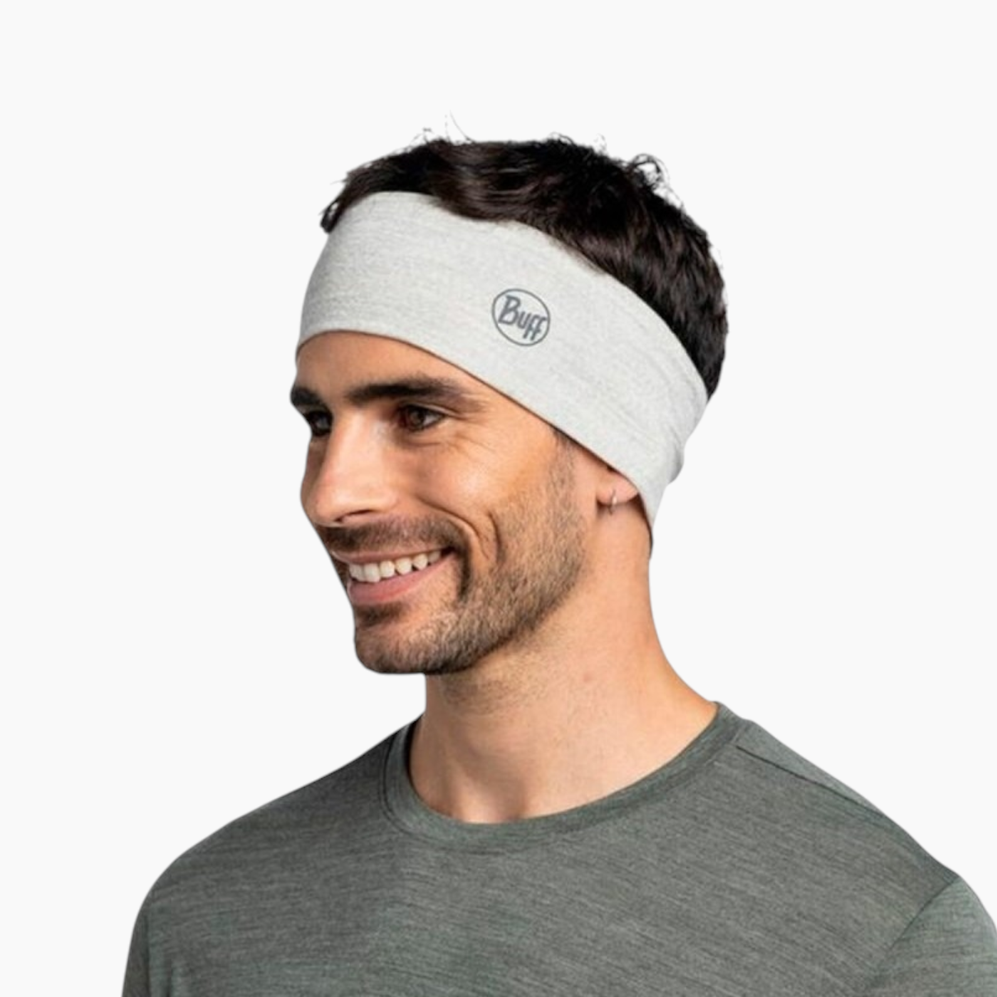 Buff Merino Lightweight Headband Solid Cloud Buff Merino Lightweight Headband Solid Cloud