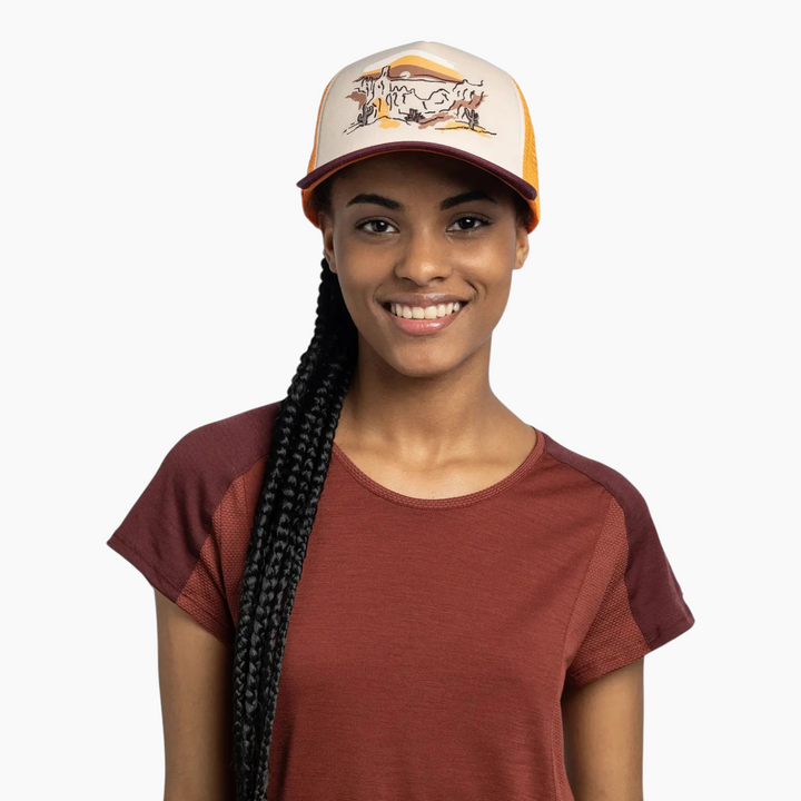 Buff Trucker Cap Sylva Apricot L/Xl