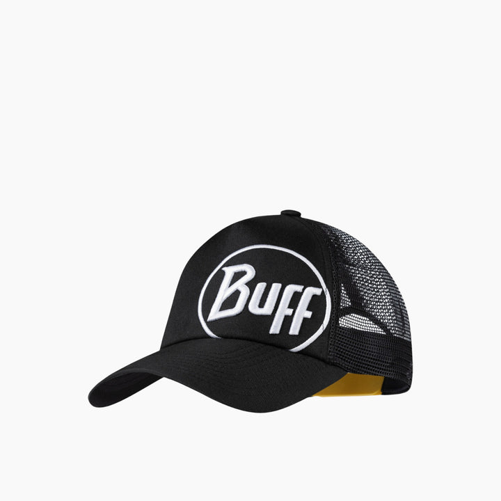 Buff Trucker Cap Logo Black L/Xl