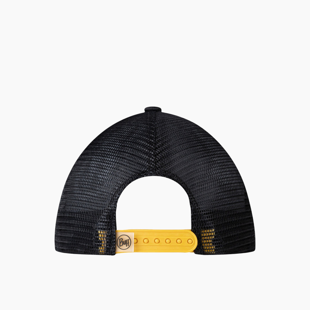 Buff Trucker Cap Logo Black L/Xl