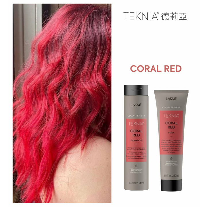 Lakme Teknia Refresh Coral Red Shampoo 300 Ml