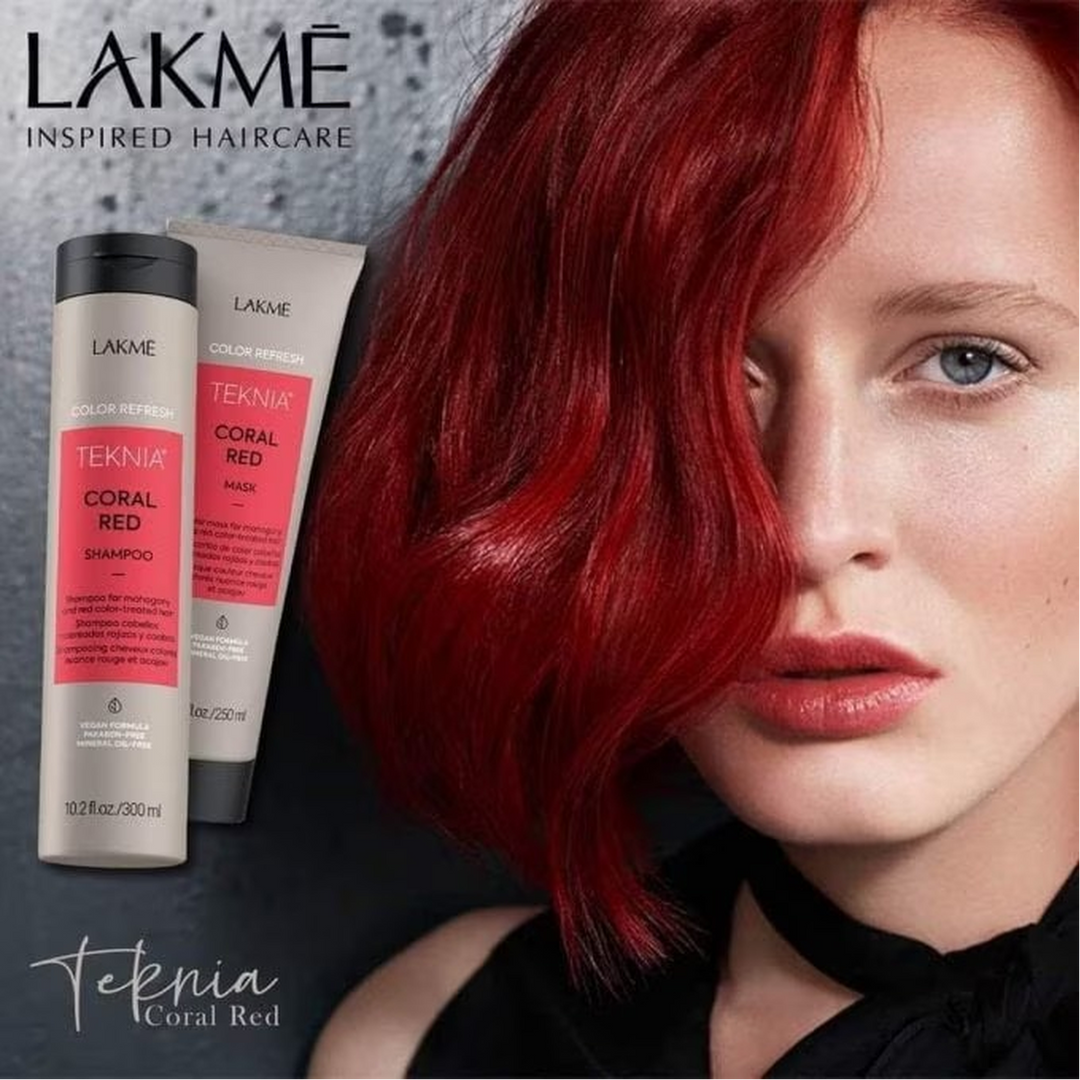 Lakme Teknia Refresh Coral Red Shampoo 300 Ml