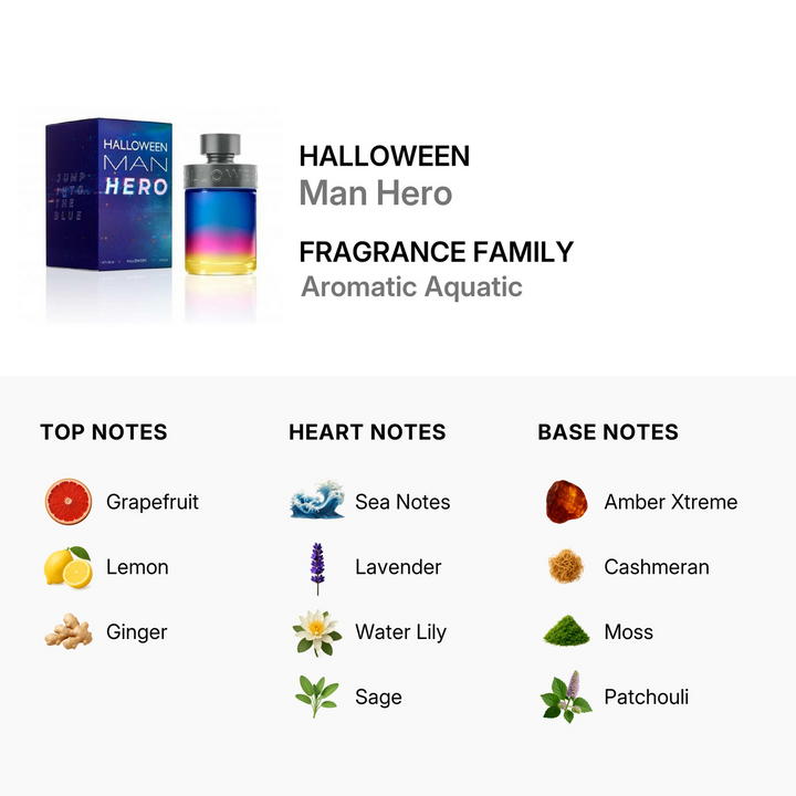 Jesus Del Pozo Halloween Man Hero EDT For Men
