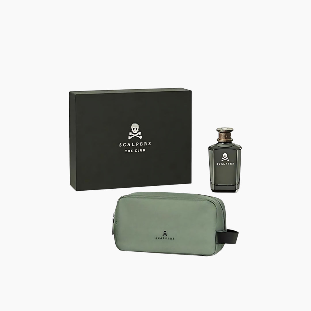 Scalpers The Club Leather EDP 125ML &amp; Vanity Case gift set for men