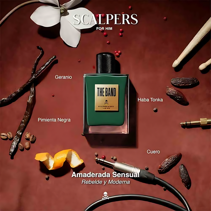 Scalpers The Band EDP 100Ml For Men - HUNA