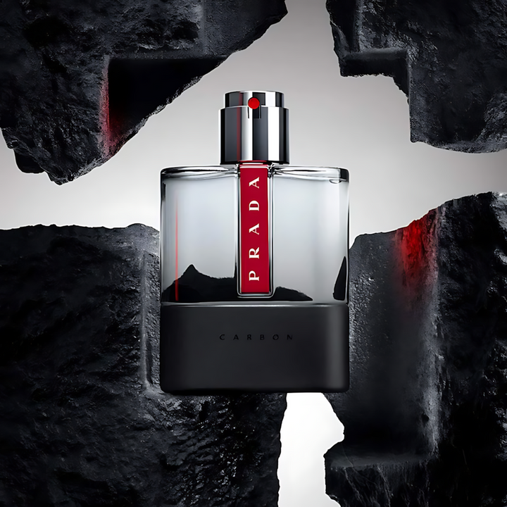Prada Luna Rossa Carbon EDT 100ML for men with black textured bottle