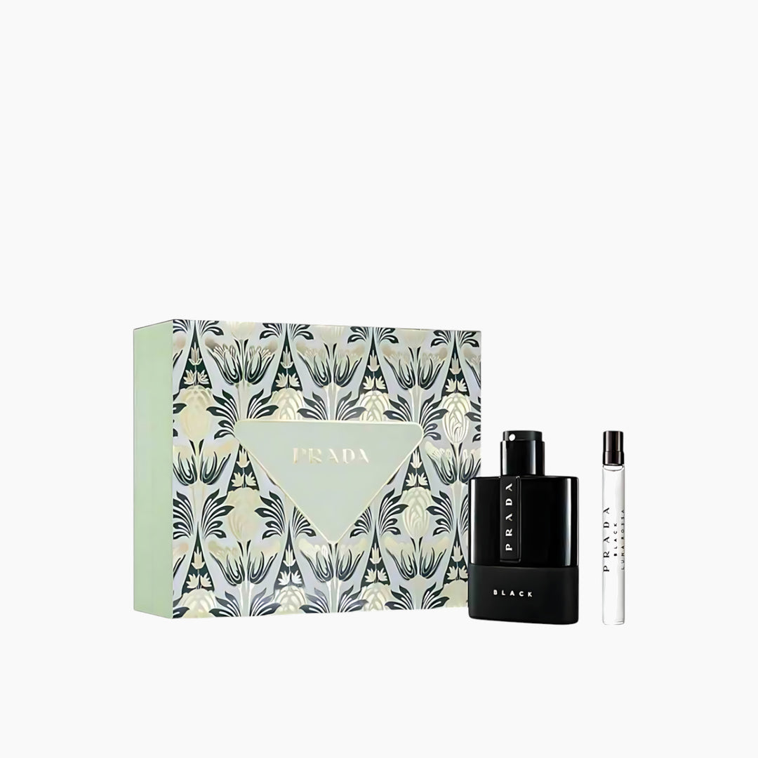 Prada Luna Rossa Black Eau De Parfum gift set for men